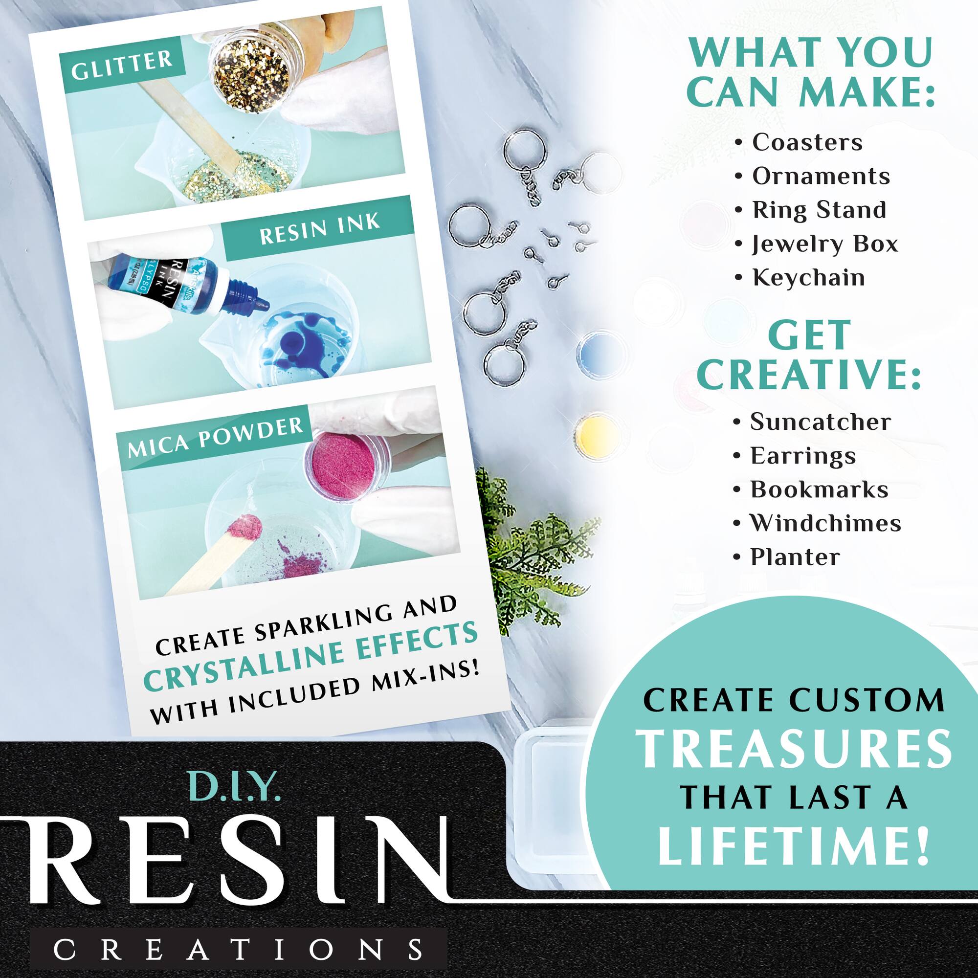 ArtSkills® Epoxy Resin Creations Kit with Molds